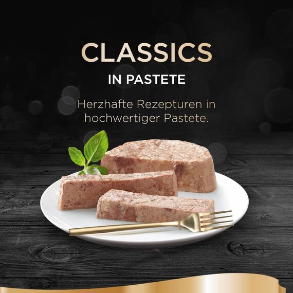 SHEBA Schale Nassfutter für Katzen Classics in Pastete mit Geflügel Cocktail 2 x 11 x 85g