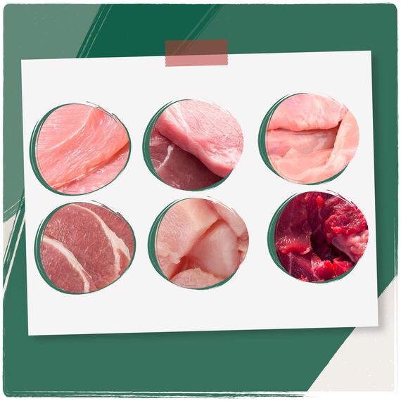 Venandi Animal Premium Nassfutter für Katzen, Probierpaket III, Huhn, Pute, Rind, Huhn + Kaninchen, Kalb, Truthahn, 6 x 400 g, getreidefrei und naturbelassen, 2.4 kg