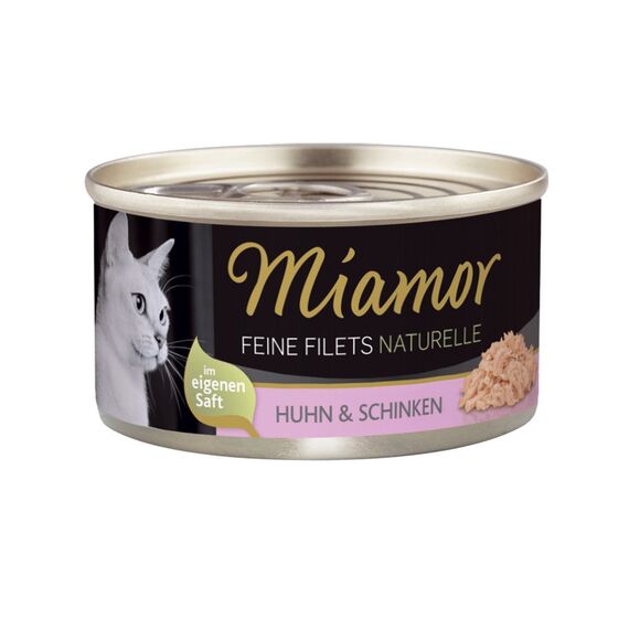 Miamor Feine Filets Naturell Huhn & Schinken 24x80g