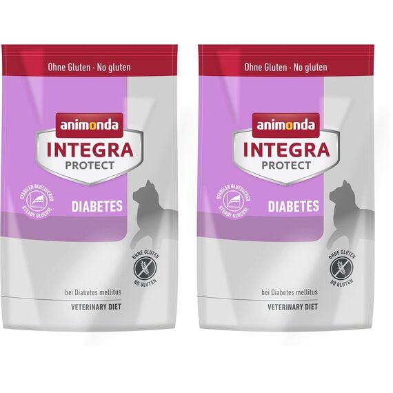 animonda INTEGRA PROTECT Katzenfutter Diabetes (1 x 300g), von Veterinären empfohlen bei Diabetis Mellitus, Hochwertiges Diätalleinfutter für Erwachsene Katzen (Packung mit 2)