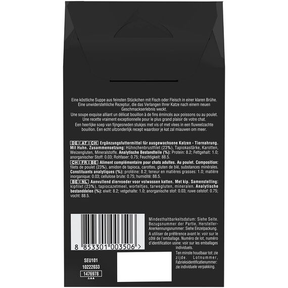 Sheba Multipack Soup - Katzennassfutter im Portionsbeutel - Huhn - 40 x 40g (Packung mit 2)