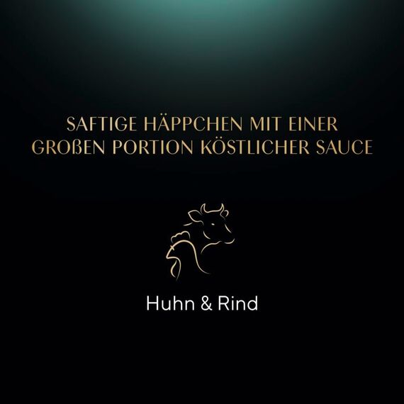 Sheba Selection Katzen Nassfutter im Portionsbeutel mit Huhn und Rind in Sauce 28x85g