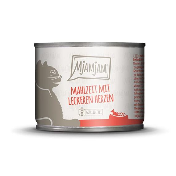 MjAMjAM - Premium Nassfutter für Katzen - Probierpaket, 6er Pack (6 x 200 g), getreidefrei mit extra viel Fleisch
