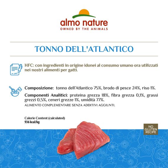 almo nature Megapack Katzenfutter nass Atlantikthunfisch 6er Pack (6x70g)