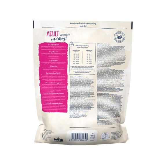 Sanabelle Adult mit Geflügel | Katzentrockenfutter für ausgewachsene Katzen (ab dem 12. Monat) | 6 x 400 g