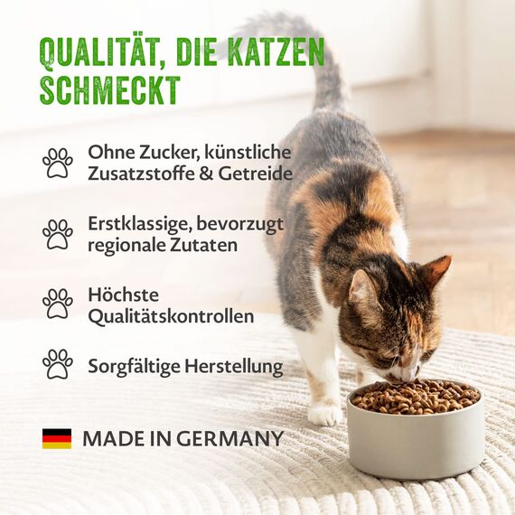 MERA Cats Kitten Huhn (10kg), Trockenfutter für heranwachsende Katzen, getreidefrei & nachhaltig, mit hohem Fleischanteil