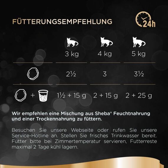 Sheba Katzennassfutter Selection in Sauce, 32 Schalen, 32x85g (1 Großpackung) – Katzenfutter nass, Geflügel Variation mit Truthahn, Huhn, Poularde und Geflügel