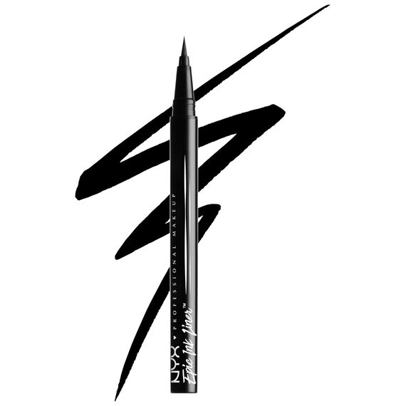 NYX Professional Makeup Epic Ink Eye Liner, Filzstift, Wasserfest, Vegane Formel, 2er Pack, Shade 01
