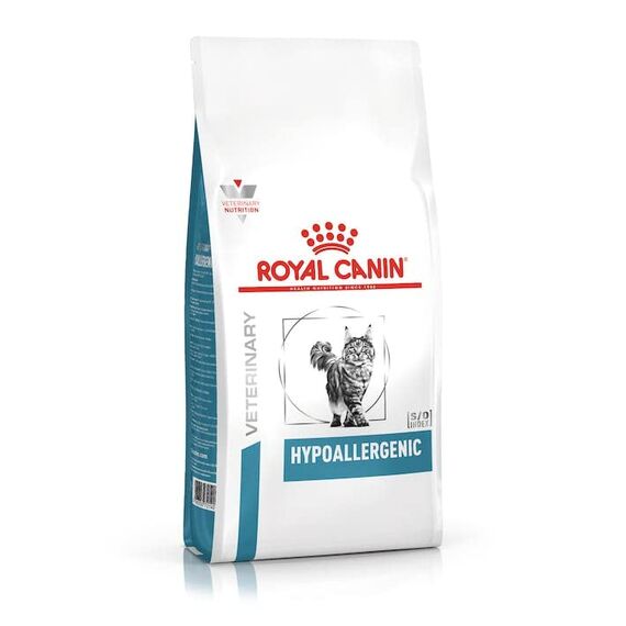 Royal Canin Veterinary Hypoallergenic | 4er Pack | 4 x 400 g | Diät-Alleinfuttermittel für ausgewachsene Katzen | Zur Minderung von Allergien und Nährstoffintoleranzerscheinungen
