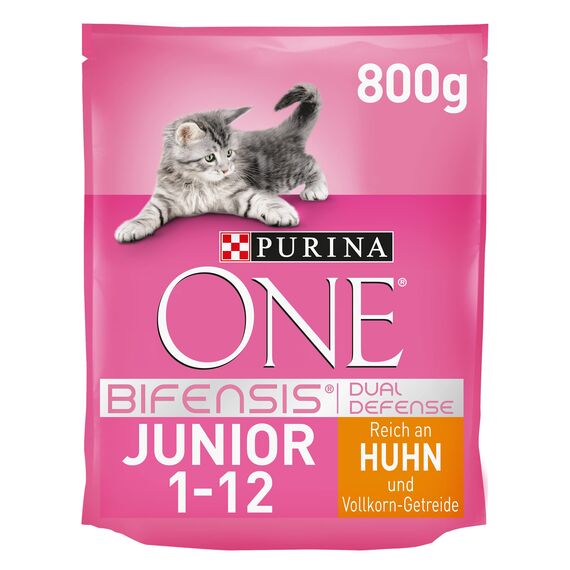PURINA ONE Junior reich an Huhn und Vollkorn-Getreide