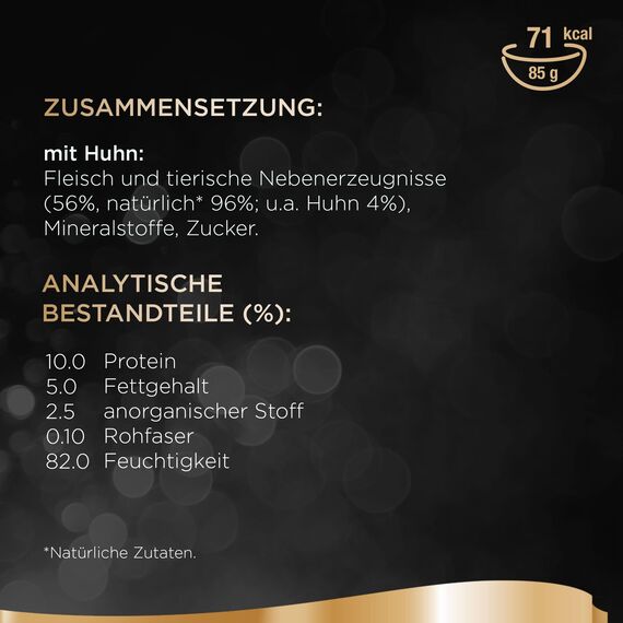 SHEBA Schale Nassfutter für Katzen Finesse Feine Pastete mit Huhn 22 x 85g (Packung mit 2)