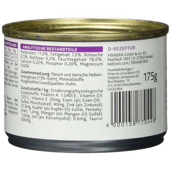 Kattovit Katzenfutter Sensitive Protein 175 g, 12er Pack (12 x 175 g)