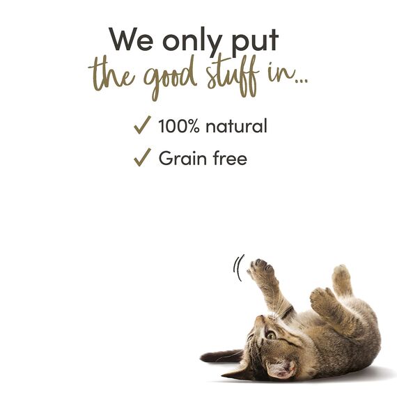 Applaws 100 Percent Natural Wet Cat Food, Pouch Treat, Beef Loin, 30g (Pack of 12)