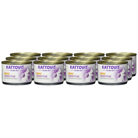 Kattovit Katzenfutter Sensitive Protein 175 g, 12er Pack (12 x 175 g)