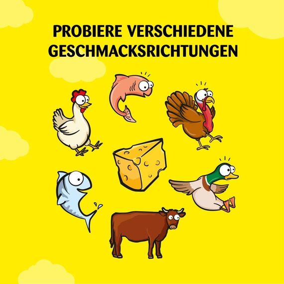 DREAMIES Katzensnacks - 4x180g - mit Thunfisch - Traumhaft knusprige Katzen Leckerlies mit zarter Füllung