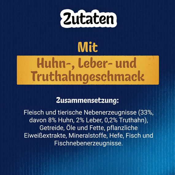 Felix KnabberMix Original Katzensnack, Knusper-Leckerlie mit 3 Geschmacksrichtungen, 8er Pack (8 x 60g)