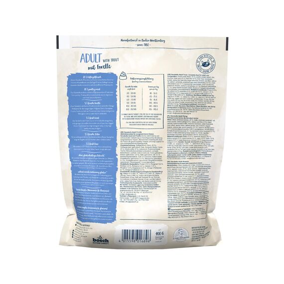 Sanabelle Adult mit Forelle | Katzentrockenfutter für ausgewachsene Katzen (ab dem 12. Monat) | 6 x 400 g