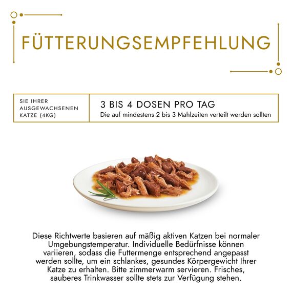 Gourmet Gold Feine Komposition Katzenfutter nass, Sorten-Mix, 12er Pack (12 x 8 Dosen à 85g)
