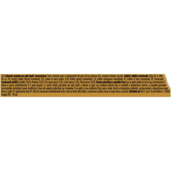 Purina Gourmet Gold, weiches Herzen, Nassfutter für Katzen mit Lachs, 24 Dosen à 85 g