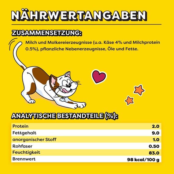DREAMIES Creamy Multipack mit köstlichem Käse, 11x4x10g