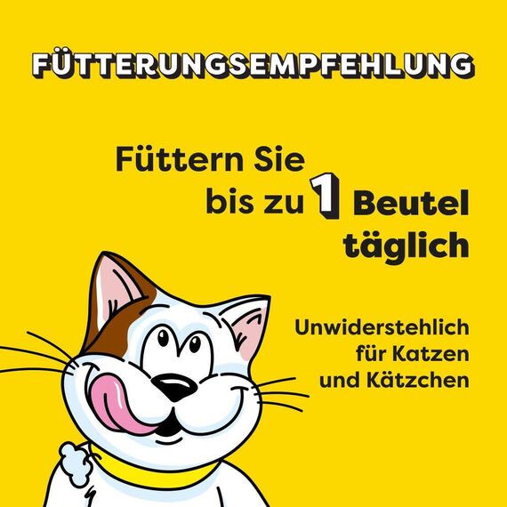 Dreamies Creamy Snacks Cremige Katzensnacks mit Huhn & Lachs Megapack 7x12x10g