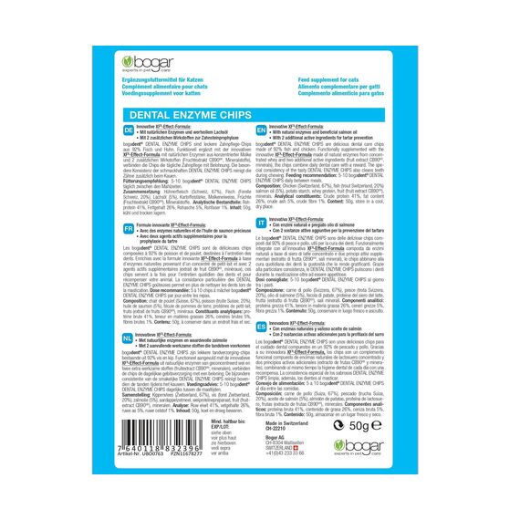 Bogadent Dental Enzyme Chips Fish Katze 50 g (2er Pack)