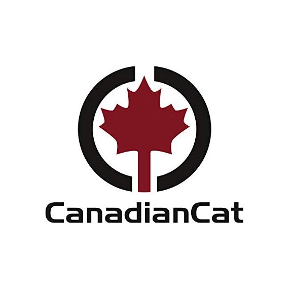 CanadianCat Company | Kratzbrett Orbit | walnussbraun | Kratzmöbel, Lounge für Katzen | Kratzpappe + Katzenminze | ca. 84 x 24 x 23cm