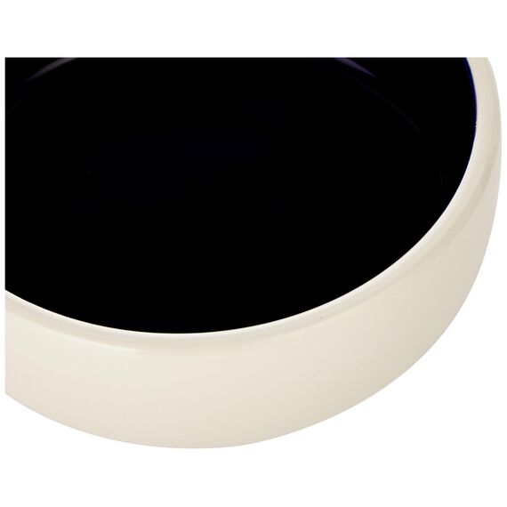 TRIXIE Napf KERAMIKNAPF spülmaschinengeeignet 0,3 l ø 13cm creme/blau für Katzen