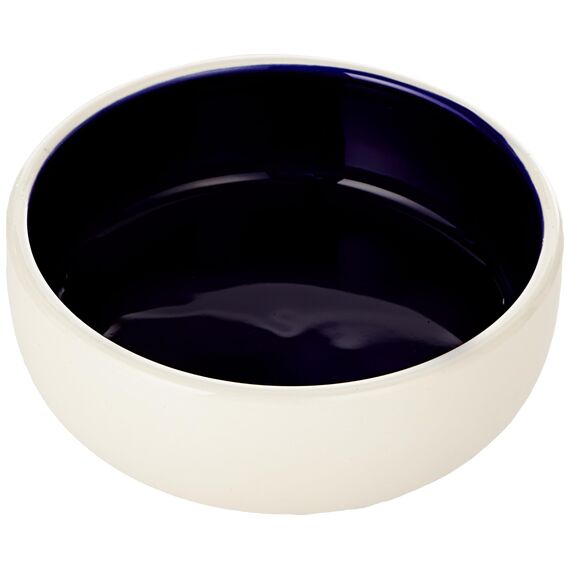 TRIXIE Napf KERAMIKNAPF spülmaschinengeeignet 0,3 l ø 13cm creme/blau für Katzen