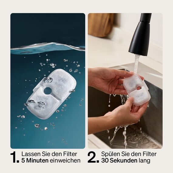 PETLIBRO Katzenbrunnen Filter 4er Pack für Dockstream Trinkbrunnen für Katze PLWF005, PLWF115, PLWF105, 2-Monats-Set Ersatzfilter für Katzentrinkbrunnen