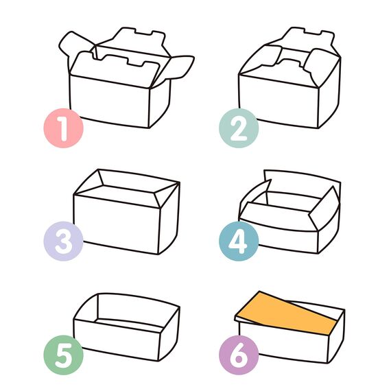 Conlun 5er-Pack Kratzbrett Katze mit Box, Beidseitige Kratzpappe für Katzen, Interaktive Öffnungen, Möbel-Schutz, Langlebig & Stabil (Mittel, Weiß)