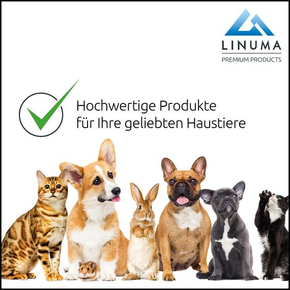 LINUMA® Kratzbrett 68cm hoch Kratzbretter Katze Katzenkratzbretter Kratzmöbel Kratzpappe für Katzen groß XXL Betten Decken & Möbel für Katzen Kratzmatte Katze