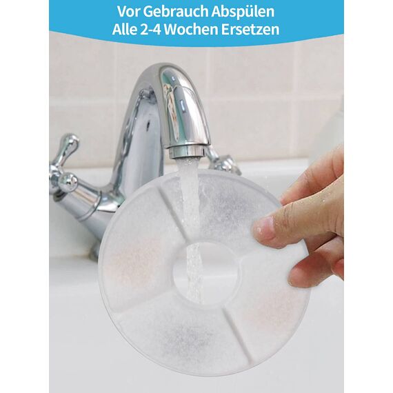 Katzenbrunnen Filter für Trinkbrunnen für Katze,Filter für Katzen Hunde Wasserbrunnen für Katzen Mehrere Haustiere Zubehör 8Stück -BONBELONG