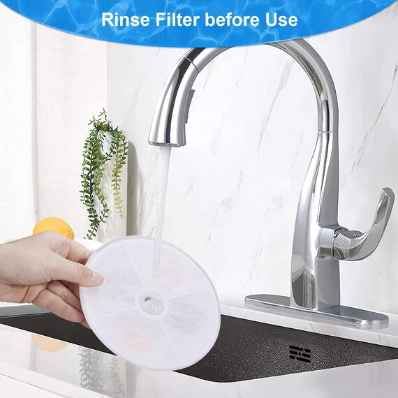 10 Stück Katzenbrunnen Filter, Filter unit 3.0 Harz und Aktivkohle Katzen Hunde Trinkbrunnen kompatibel mit 1,85L und 2L/1.8L Automatische intelligenter Katzenbrunnen