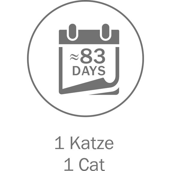 Cat's Best Sensitive, 100 % pflanzliche Katzenstreu, fest klumpend und antibakteriell aus veredelten Aktiv-Holzfasern – speziell für empfindliche Katzen, 7,2 kg/20 l