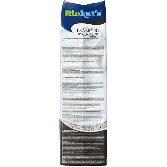 Biokat's Diamond Care Classic Katzenstreu ohne Duft - Feine Klumpstreu aus Bentonit mit Aktivkohle und Aloe Vera - 1 Sack (1 x 10 L) (Packung mit 2)