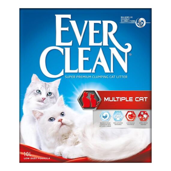 Ever Clean Katzenstreu Multiple Cat, 10 l, Einheitsgröße, EEVC017
