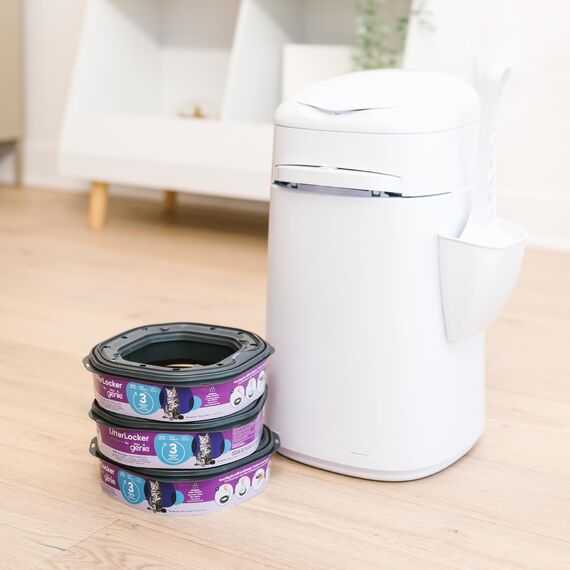 LitterLocker by Litter Genie, XL-Nachfüllkassette, Original-Spezialfolie mit Geruchsbarriere garantiert 100% Geruchsschutz