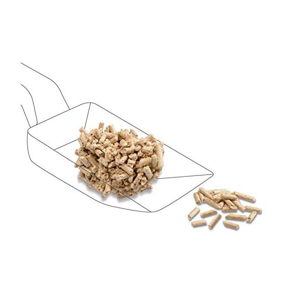 Cat's Best Smart Pellets, 100 % pflanzliche Katzenstreu, innovative Klumpstreu für Katzen aus antihaftenden Aktiv-Holzfasern – stoppt das Heraustragen, 10 kg/ 20 l