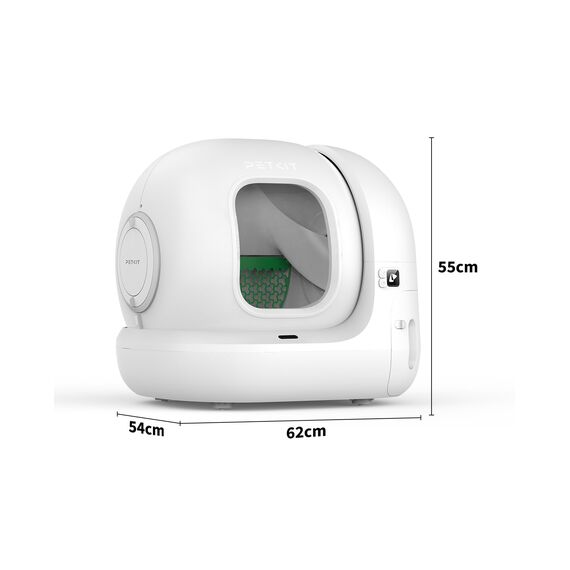 PETKIT Pura Max 2 Selbstreinigende Katzentoilette, 76L Katzenklo Selbstreinigend,xSecure,Geruchsbeseitigung,App-Steuerung,Große Fassungsvermögen,Automatisches Katzenklo für Mehrere Katzen