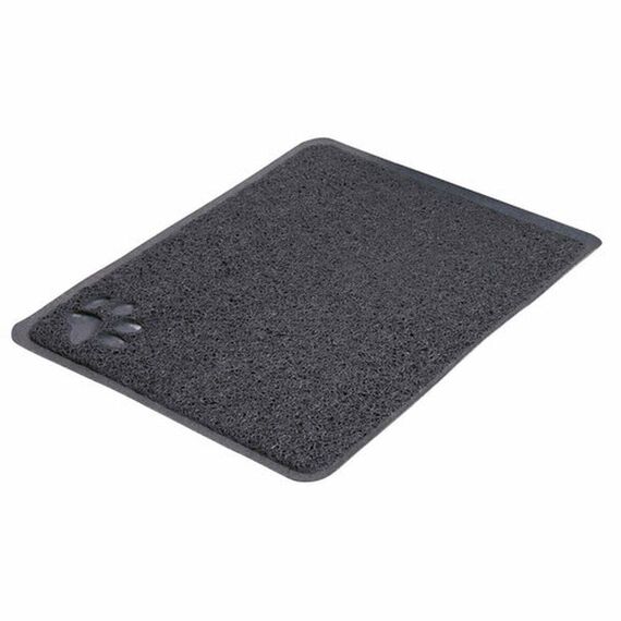 TRIXIE T40381 Vorleger für Katzentoiletten, PVC, 37 × 45 cm, anthrazit
