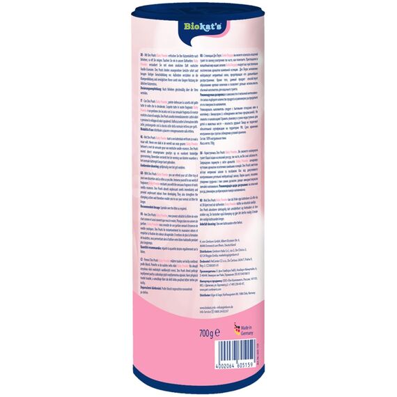 Biokat's Deo Pearls Baby Powder - Streuzusatz mit Duft für Frische und feste Klumpen in der Katzentoilette - 1 Dose (1 x 700 g)