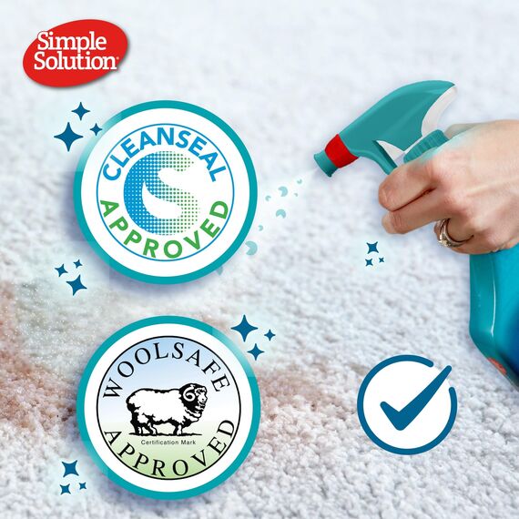 Simple Solution Extreme Pet Flecken- und Geruchsentferner | Enzymatischer Reiniger mit 3X Pro-Bakterien Reinigungskraft - 945ml