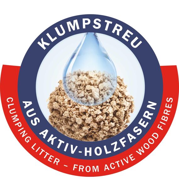 Cat's Best Smart Pellets, 100% pflanzliche Katzenstreu, Innovative Klumpstreu für Katzen aus antihaftenden Aktiv-Holzfasern – stoppt das Heraustragen, 5 kg/ 10 l (Packung mit 2)