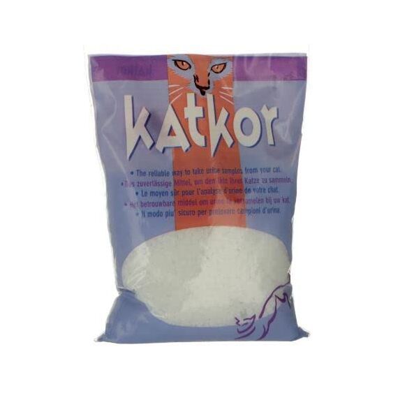Katkor Perlenstreu | 3er Pack | 3 x 200 g | Urin-Katzenstreu für die Urinprobengewinnung | Zur Untersuchung des Urins Ihrer Katze | Mit Pipette