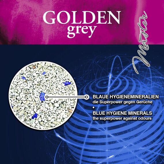 Golden Grey Master 2x14kg Babypuderduft + Silikat für Katzenbesitzer, Deutschland - Katzenstreu