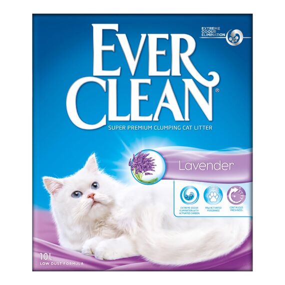 Ever Clean Katzenstreu, Lavendelduft, 10 l