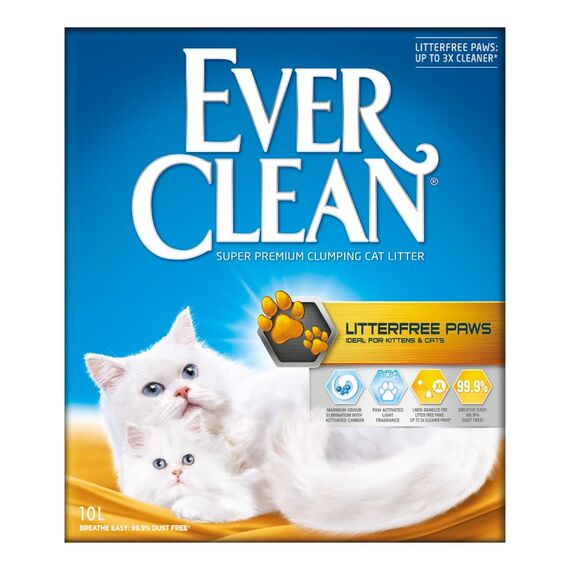 Ever Clean Litterfree Paws - Katzenstreu, 10 Liter, mit Duftstoffen