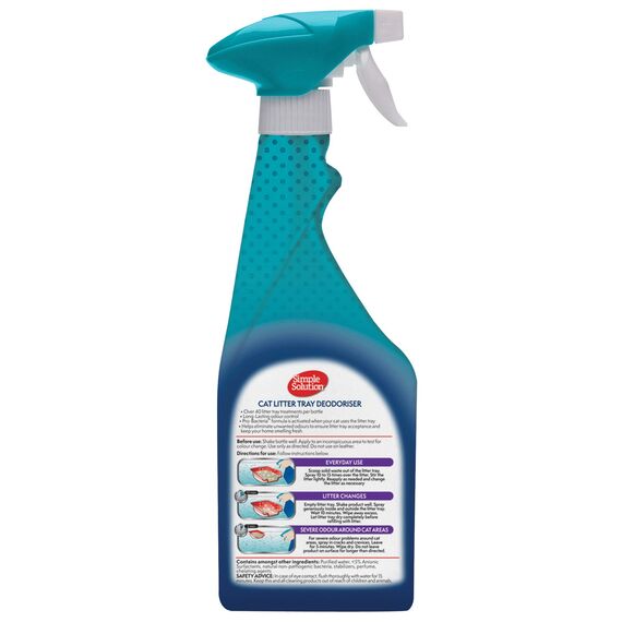 Simple Solution Katzenstreu Geruchsentferner mit enzymatischer Reinigung, 500 ml