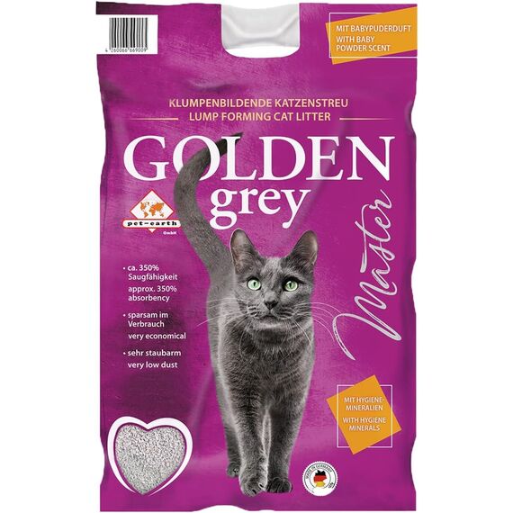 Golden Grey Master 2x14kg Babypuderduft + Silikat für Katzenbesitzer, Deutschland - Katzenstreu